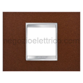 GEWGW16202MD PLACCA LUX 2P METAL FINITURA ACIDATA