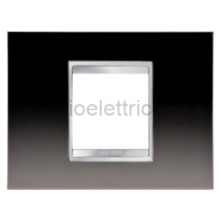 GEWGW16202ML PLACCA LUX 2P METAL.CANNA DI FUCILE