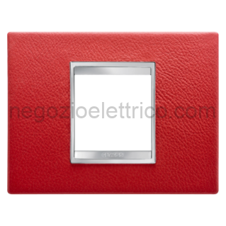 GEWGW16202PR PLACCA LUX 2P PELLE RUBINO