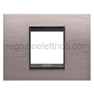 GEWGW16202WS PLACCA LUX 2P METAL. ALLUM. SPAZZ. LAVY