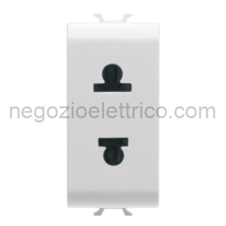 GEWGW10287 PRESA 1M 2P 15A ST.EUROUSA BIANCO