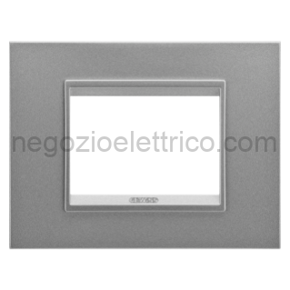 GEWGW16203XA PLACCA LUX 3P METAL ALL.SATI.MONOCHROM