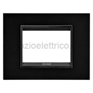 GEWGW16203XN PLACCA LUX 3P METAL NERO MONOCHROME
