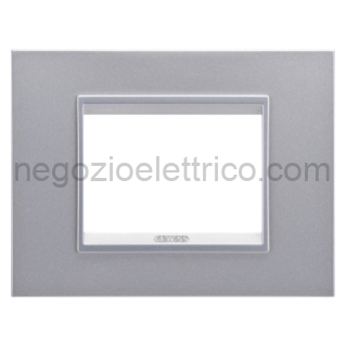 GEWGW16203XT PLACCA LUX 3P METAL TITANIO MONOCHROME