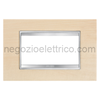 GEWGW16204LA PLACCA LUX 4P ACERO