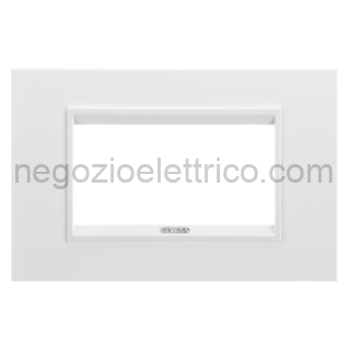 GEWGW16204XB PLACCA LUX 4P METAL BIANCO MONOCHROME