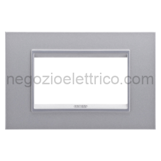 GEWGW16204XT PLACCA LUX 4P METAL TITANIO MONOCHROME