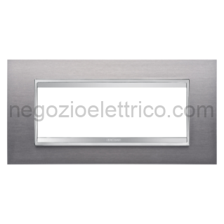 GEWGW16206MI PLACCA LUX 6P INOX SPAZZOLATO