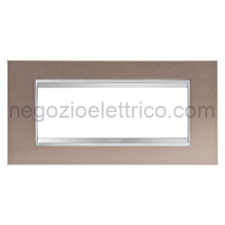 GEWGW16206MP PLACCA LUX 6P METAL.BRONZO PERLATO