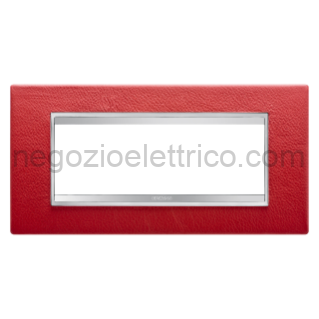 GEWGW16206PR PLACCA LUX 6P PELLE RUBINO