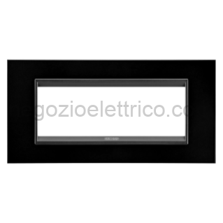 GEWGW16206XN PLACCA LUX 6P METAL NERO MONOCHROME