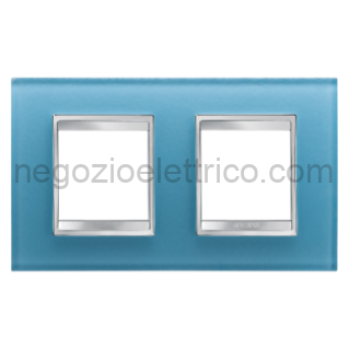 GEWGW16223CA PLACCA LUX INT.2+2P O.VETRO ACQUAMARINA