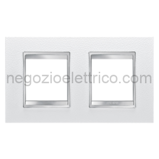 GEWGW16223PB PLACCA LUX INT.2+2P O.PELLE BIANCO