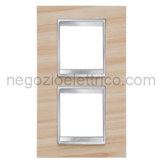 GEWGW16224LA PLACCA LUX INT.2+2P V.71 ACERO