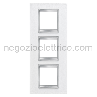 GEWGW16227PB PLACCA LUX INT.2+2+2P V.PELLE BIANCO