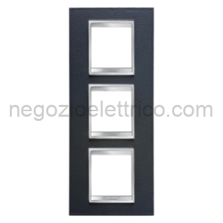 GEWGW16227PN PLACCA LUX INT.2+2+2P V.PELLE NERO