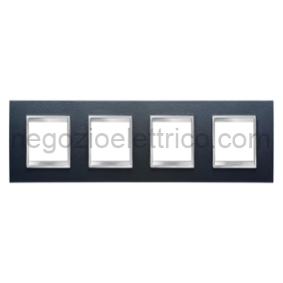 GEWGW16228PN PLACCA LUX INT.2+2+2+2P O.PELLE NERO