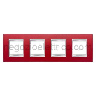 GEWGW16228PR PLACCA LUX INT.2+2+2+2P O.PELLE RUBINO