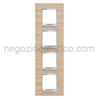 GEWGW16229LA PLACCA LUX INT.2+2+2+2P V.ACERO