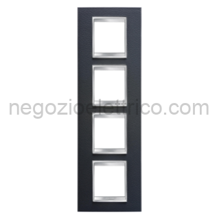 GEWGW16229PN PLACCA LUX INT.2+2+2+2P V.PELLE NERO