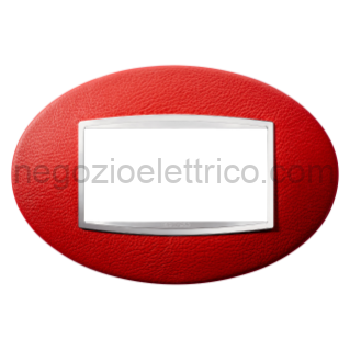 GEWGW16304PR PLACCA ART 4P PELLE RUBINO