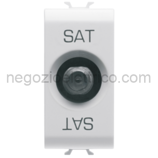 GEWGW10371 PRESA TV/SAT 1M DIRETTA C.F-FEMM.BIANCO