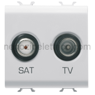 GEWGW10383 PRESA TV+SAT 2M BIANCO