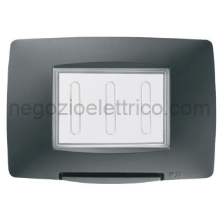 GEWGW16703TN PLACCA STAGNA 3P IP55 NERO