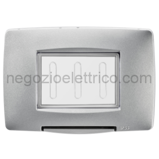 GEWGW16703VT PLACCA STAGNA 3P IP55 TITANIO