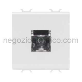 GEWGW10409 CONNETTORE TELEFONICO RJ11 2M BIANCO