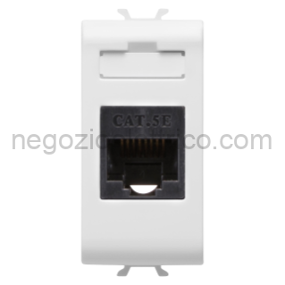 GEWGW10421 CONNETTORE RJ45 1M CAT.5E UTP BIANCO