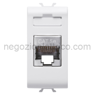 GEWGW10422 CONNETTORE RJ45 1M CAT.5E FTP BIANCO