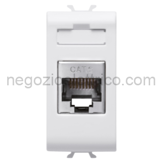 GEWGW10424 CONNETTORE RJ45 1M CAT.6 FTP BIANCO