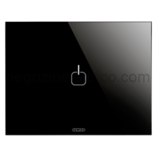 GEWGW16951CN PLACCA ICE TOUCH 3P NERO 1 SIMBOLO