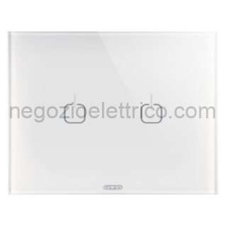 GEWGW16952CB PLACCA ICE TOUCH 3P BIANCO 2 SIMBOLI