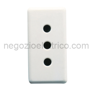 GEWGW20201 PRESA 2P+T 10A ST.ITAL.CON SCH.SY/WT