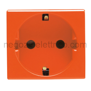 GEWGW20288 PRESA 2P+T 16A ST.TEDESCO ARANCIO
