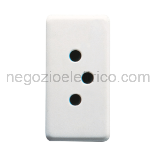 GEWGW20351 PRESA SVIZZERA 2P+T 10A TIPO 12 SY/WT