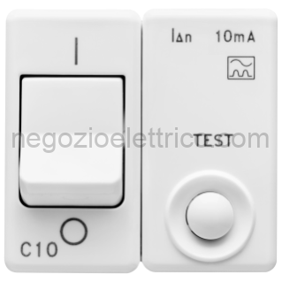 GEWGW20438 I.D.MAG.1P+N C10 IDN 10MA 230V 3KA SY/WT