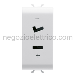 GEWGW10452 PRESA SELV 2P 6A 24V POLARIZZATA 1M BIA.