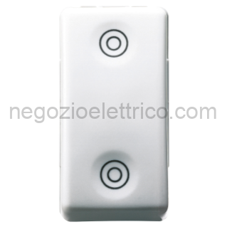 GEWGW20520 PULSANTE 1P DOPPIO NA 10A SY/WT
