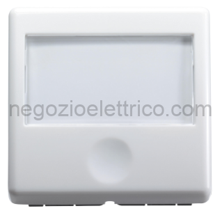 GEWGW20591 PULSANTE CON TARGA P.NOME 2M ILLUM.SY/WT
