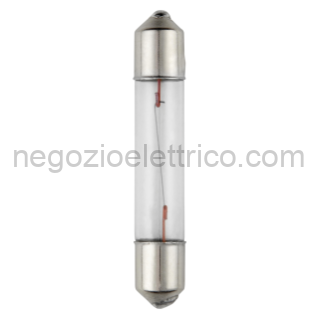 GEWGW20905 LAMPADA A SILURO S6X31 24V INCAND.BIANCA