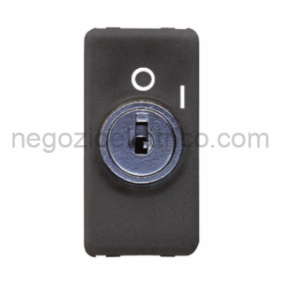 GEWGW21005 INTERRUTTORE 2P 10AX CON CHIAVE SY/BK