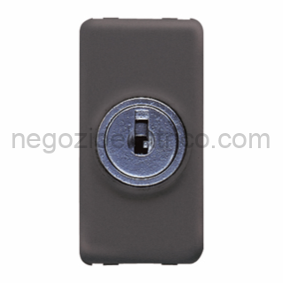 GEWGW21008 DEVIATORE 1P 10AX CON CHIAVE SY/BK
