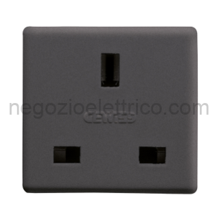 GEWGW21208 PRESA 2P+T 13A BRITISH STD CON SCH.SY/BK