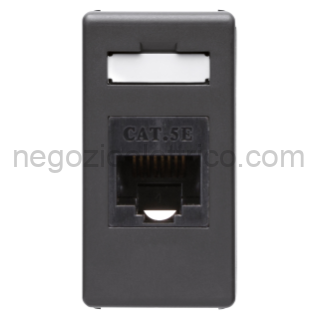 GEWGW21271 CONNETTORE DATI RJ45 CAT.5E UTP SY/BK