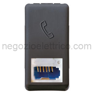 GEWGW21272 PRESA TELEF.INGLESE 1M SINGOLA SY/BK