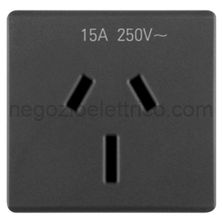 GEWGW21356 PRESA 2P+T 15A ST.AUSTR.SY/BK
