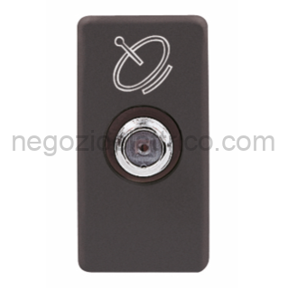 GEWGW21392 PRESA TV/SAT PASS.ATT.10DB C.F-FEM.SY/BK